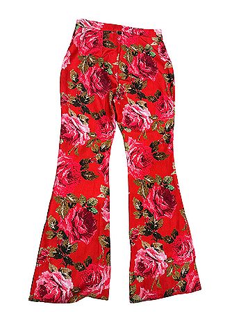 ASOS Pixelated Rose Floral  Casual Pants (view 2)