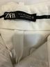 Zara White Casual Pants Size S - photo 3