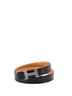 Hermès 100% Leather Black Constance Reversible Belt Leather Thin One size - photo 1