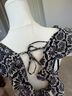 Bardot Floral Black Short Sleeve Blouse Size 8 - photo 7