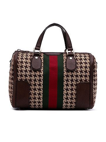 Gucci Cotton Seventies Web Boston Bag (view 1)