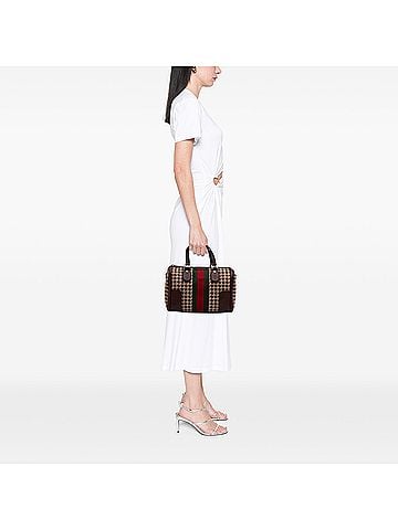 Gucci Cotton Seventies Web Boston Bag (view 2)