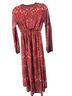 Mi ami Floral Red Casual Dress Size XXS - photo 2