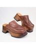 Candie's Brown Mule/Clog Size 8 1/2 - photo 3
