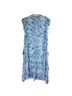 Mac Duggal White Blue Cocktail Dress Size 14 - photo 2