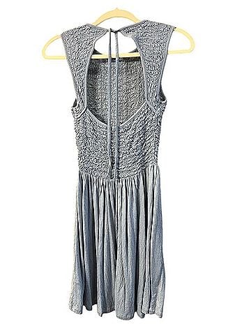 ASOS Shirred Bodice Sundress with Open Back Casual Dress (view 2)