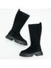 FARM Rio 100% Suede Aztec Or Tribal Print Black Boots Size 7 - photo 7