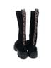 FARM Rio 100% Suede Aztec Or Tribal Print Black Boots Size 7 - photo 2