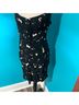 Wilfred Floral Black Cocktail Dress Size 12 - photo 5