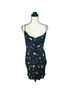 Wilfred Floral Black Cocktail Dress Size 12 - photo 1