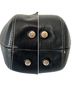 Coach 100% Leather Solid Black Silver Leather Shoulder Bag One size - photo 6