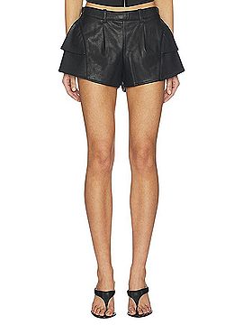 Free People Leather Shorts (view 1)