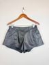 Free People 100% Polyester 100% Polyurethane Black Leather Shorts Size S - photo 6