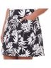 S.C. & Co. Tropical Black White Skort Size M - photo 7