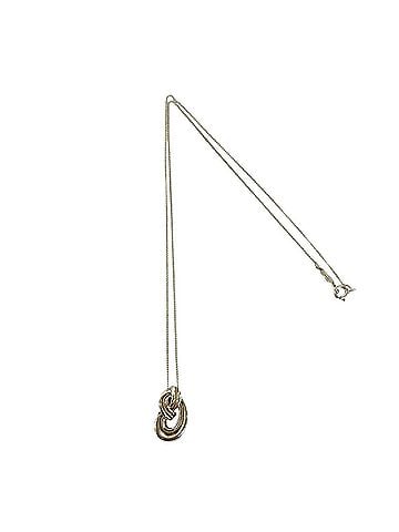Tiffany & Co. TIFFANY&Co. Tiffany Twist Knot Rope Necklace, Sterling Silver 925, 18K Yellow Gold, Accessory, 95253 (view 1)