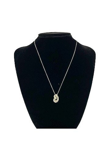 Tiffany & Co. TIFFANY&Co. Tiffany Twist Knot Rope Necklace, Sterling Silver 925, 18K Yellow Gold, Accessory, 95253 (view 2)
