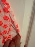 J.Crew 100% Polyester 100% Cotton Floral Pink Casual Dress Size 2 - photo 6
