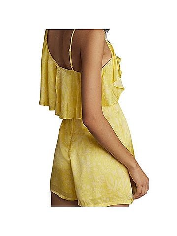 Anthropologie Corey Lynn Calter One-Shoulder Ruffle Romper Romper (view 2)