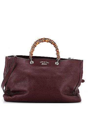 Gucci Bamboo Shopper Tote Leather Large (view 1)