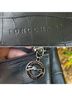 Longchamp 100% Leather Animal Print Black Silver Leather Belt Bag One size - photo 3