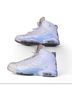 Jordan White Blue Sneakers Size 6 - photo 3
