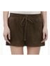 Vince. 100% Leather Brown Shorts Size XS - photo 7