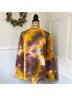 LOGO Tie-dye Multi Color Long Sleeve Top Size L - photo 5