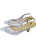 Nicole Miller White Heels Size 9 - photo 1