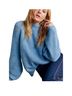 Sézane Blue Cashmere Pullover Sweater Size XXS - photo 1