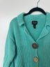 PURE 100% Cotton Teal Casual Sweaters Size M - photo 5