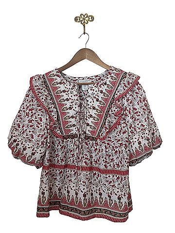 Calypso St. Barth Short Sleeve Blouse (view 1)