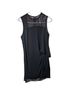 Sandro 100% Polyester 100% Polyester 100% Polyester Solid Black Cocktail Dress Size M - photo 1
