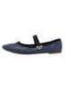 Tory Burch 100% Leather Blue Flats Size 8 1/2 - photo 4