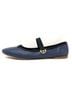 Tory Burch 100% Leather Blue Flats Size 8 1/2 - photo 10