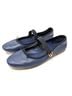 Tory Burch 100% Leather Blue Flats Size 8 1/2 - photo 12