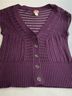 Mudd 100% Cotton Graphic Purple Sweater Vest Size L - photo 5