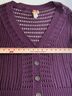 Mudd 100% Cotton Graphic Purple Sweater Vest Size L - photo 6