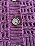 Mudd 100% Cotton Graphic Purple Sweater Vest Size L - photo 8