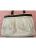 Coach 100% Leather White Brown Ivory Leather Satchel One size - photo 8