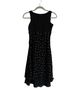 Ann Taylor 100% Polyester Polka Dots Black White Cocktail Dress Size 2 - photo 1