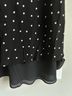 Ann Taylor 100% Polyester Polka Dots Black White Cocktail Dress Size 2 - photo 6