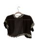 Title Unknown Brown Short Sleeve Blouse Size S - photo 2