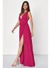 Lulus 100% Polyester Solid Pink Casual Dress Size L - photo 11