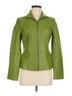 Georgiou Green Leather Jacket Size 6 - photo 1