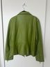 Georgiou Green Leather Jacket Size 6 - photo 5