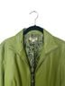 Georgiou Green Leather Jacket Size 6 - photo 6