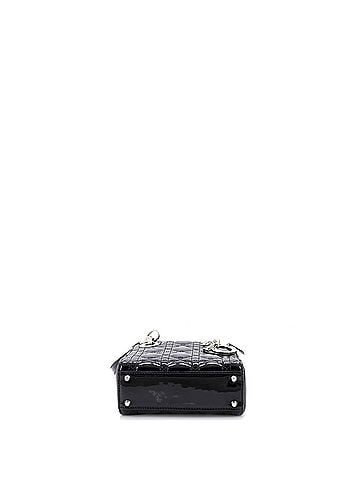 Christian Dior Lady Dior Bag Cannage Quilt Patent Mini (view 2)