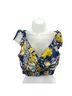Free People 100% Polyester Floral Multi Color Short Sleeve Blouse Size M - photo 1