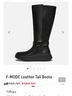 FitFlop 100% Leather Black Boots Size 7 - photo 4