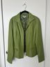 Georgiou Green Leather Jacket Size 6 - photo 4